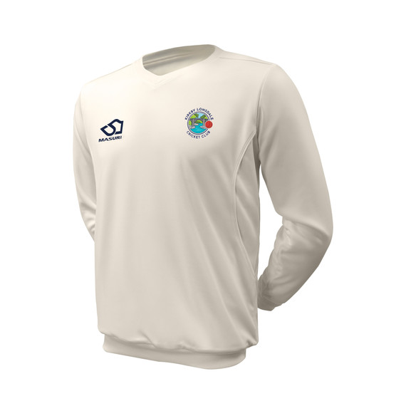 Junior Long Sleeve Cricket Slipover -KIRKBY
