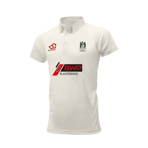 Junior Short Sleeve Cricket Shirt-ASHTON