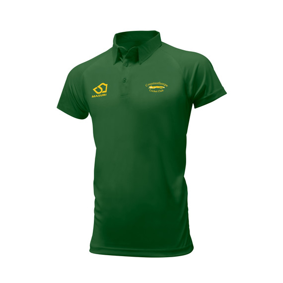 Mens Short Sleeve Coloured Cricket Shirt -COUNT