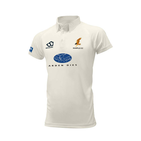 Junior Short Sleeve Cricket Shirt-MARPCC1
