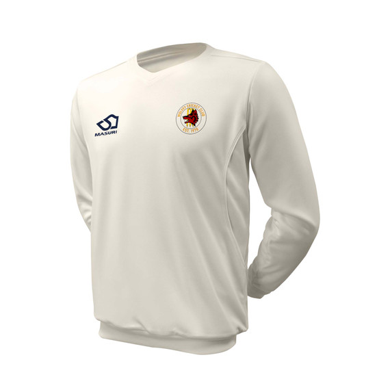 Long Sleeve Cricket Slipover -WOLVEY