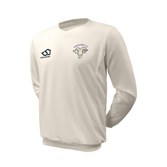 Junior Long Sleeve Cricket Slipover -SHIPB
