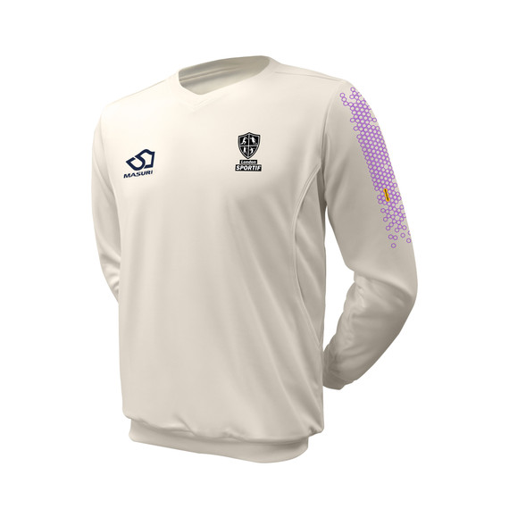 Junior Long Sleeve Cricket Slipover -LNSP