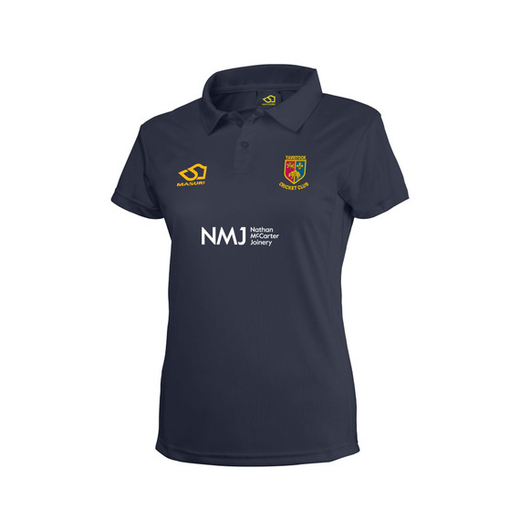 Women's Short Sleeve Coloured Cricket Shirt-TAVI2