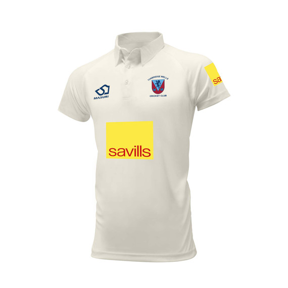 Mens Short Sleeve Cricket Shirt-TNBW