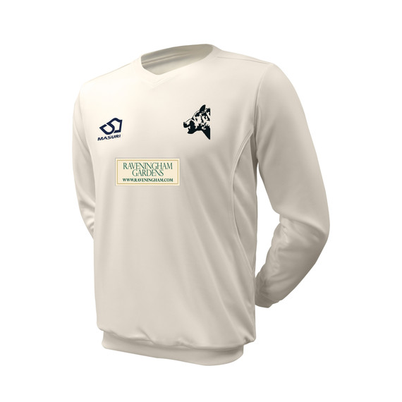 Junior Long Sleeve Cricket Slipover -HALES&L