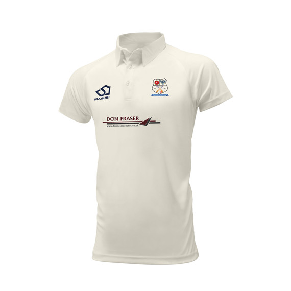 Junior Short Sleeve Cricket Shirt-RUFFCC