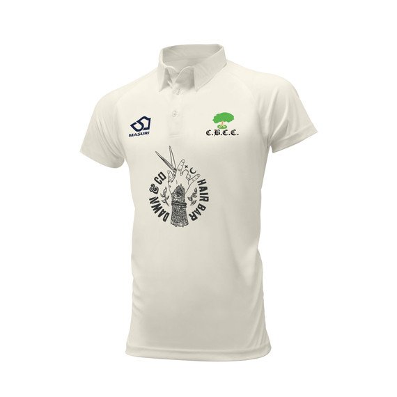Junior Short Sleeve Cricket Shirt-CLYNB