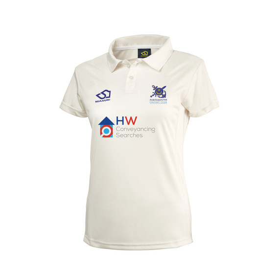 Women Junior Short Sleeve Cricket Shirt-PORTCC