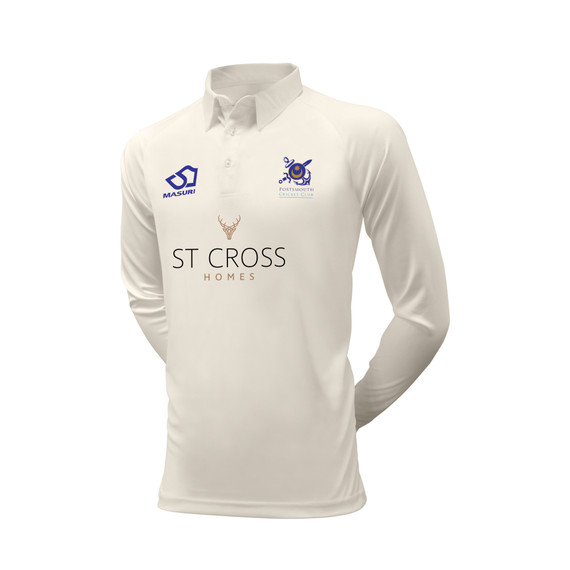 1st XI Long Sleeve Cricket Shirt-PORTCC