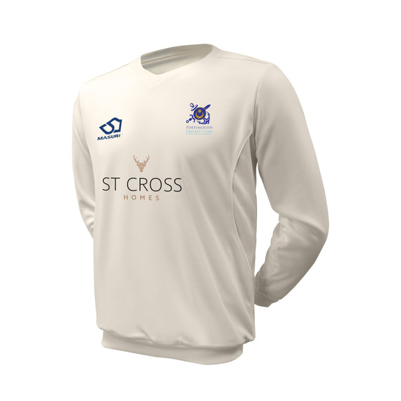 1st XI Long Sleeve Cricket Slipover -PORTCC