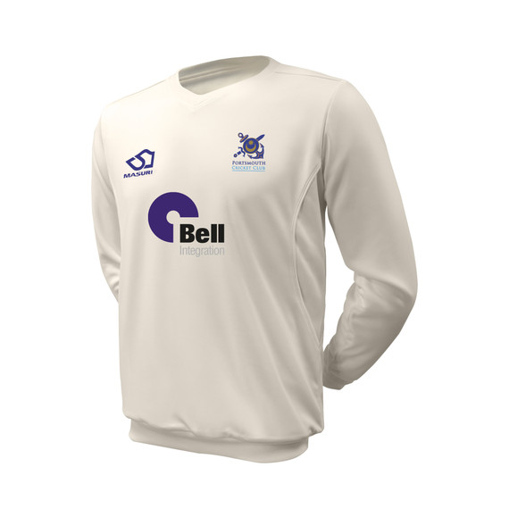 Long Sleeve Cricket Slipover -PORTCC