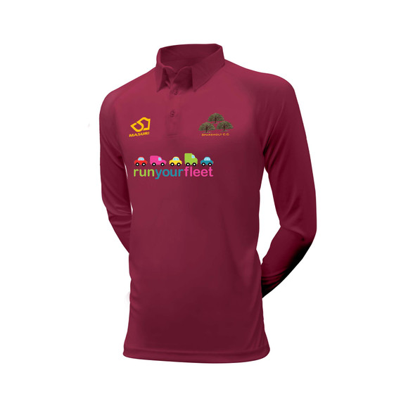 Mens Long Sleeve Coloured Cricket Shirt -SPARCC