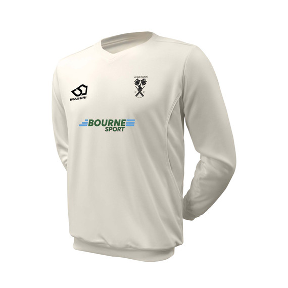 Junior Long Sleeve Cricket Slipover -NEWCC