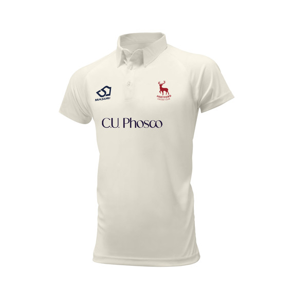 Mens Short Sleeve Cricket Shirt-HERTFDBUNDLE