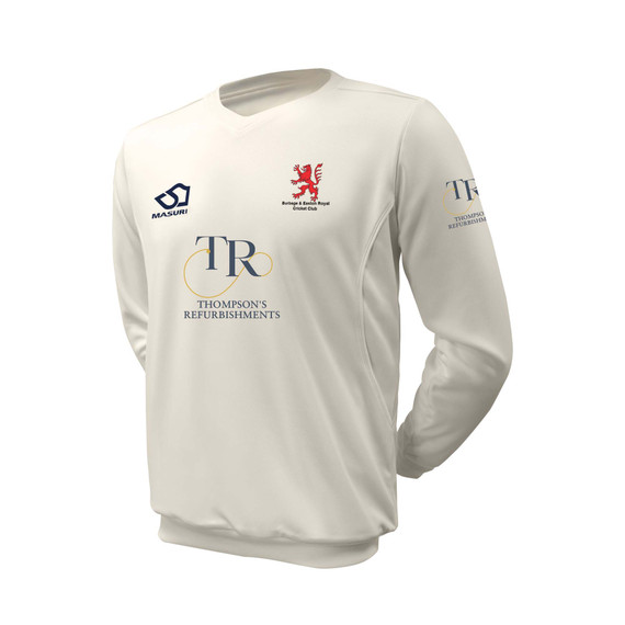 Junior Long Sleeve Cricket Slipover -BERCC