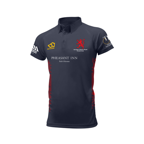 Mens Short Sleeve Coloured Cricket Shirt -BERCC