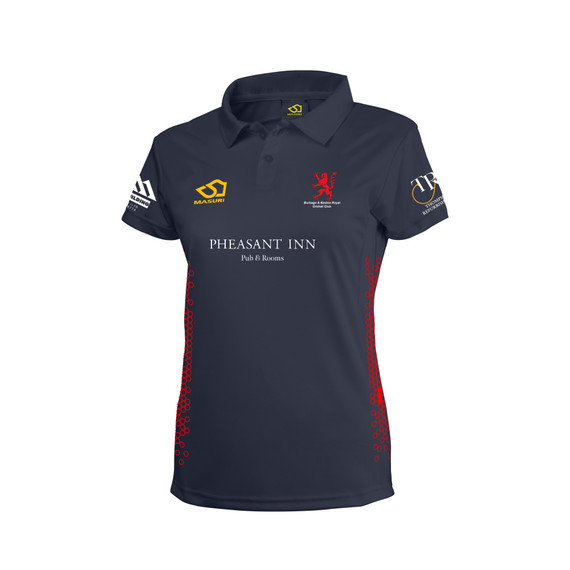 Women's Short Sleeve Coloured Cricket Shirt-BERCC