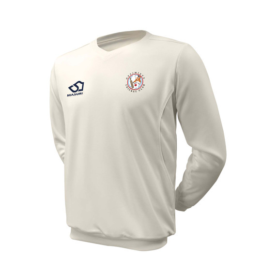 Junior Long Sleeve Cricket Slipover -OPTI