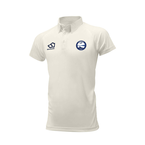 Mens Short Sleeve Cricket Shirt-FLAMCC