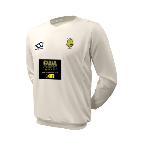 Junior Long Sleeve Cricket Slipover -SNHTCC
