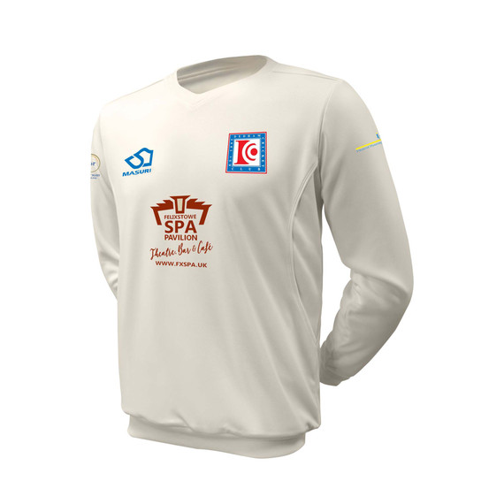 Junior Long Sleeve Cricket Slipover -DEDHAM