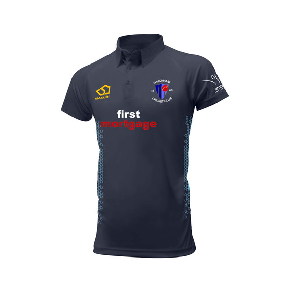 Junior Short Sleeve Coloured Cricket Shirt -WKCC
