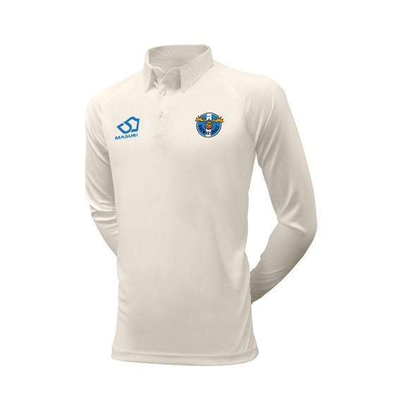 Long Sleeve Cricket Shirt (BLUE BADGE)-BARCC