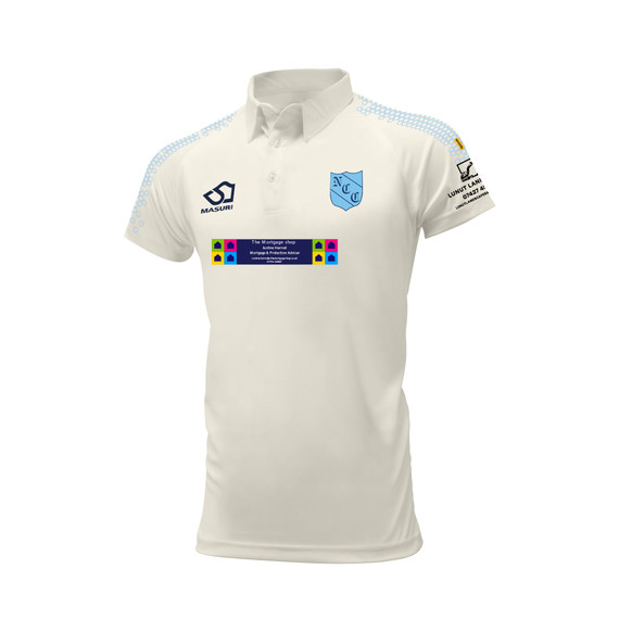 Mens Short Sleeve Cricket Shirt-NELCC