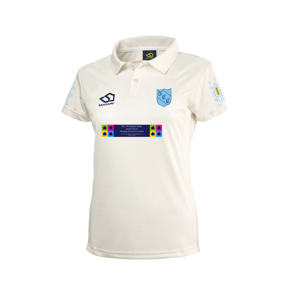 Women's Short Sleeve Cricket Shirt-NELCC