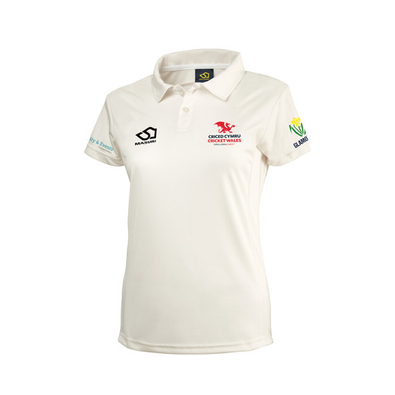 Women's Short Sleeve Cricket Shirt-WALESWEST