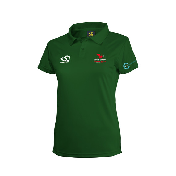 Women's Short Sleeve Coloured Cricket Shirt-WALESWEST