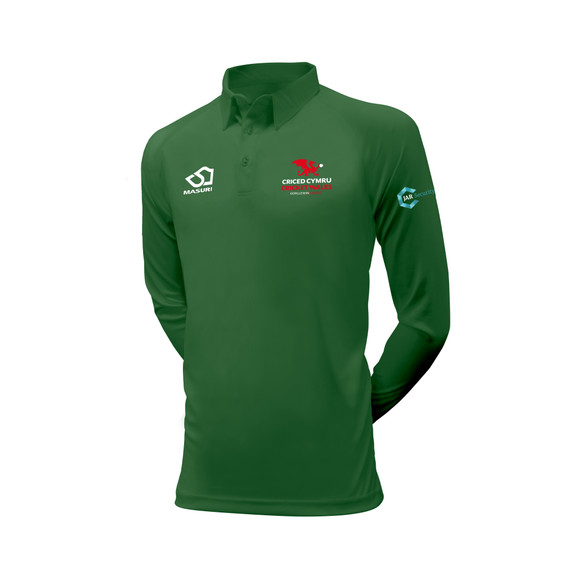 Long Sleeve Coloured Cricket Shirt - Junior -WALESWEST