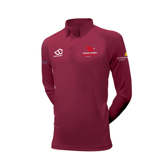 Long Sleeve Coloured Cricket Shirt-WALESEAST