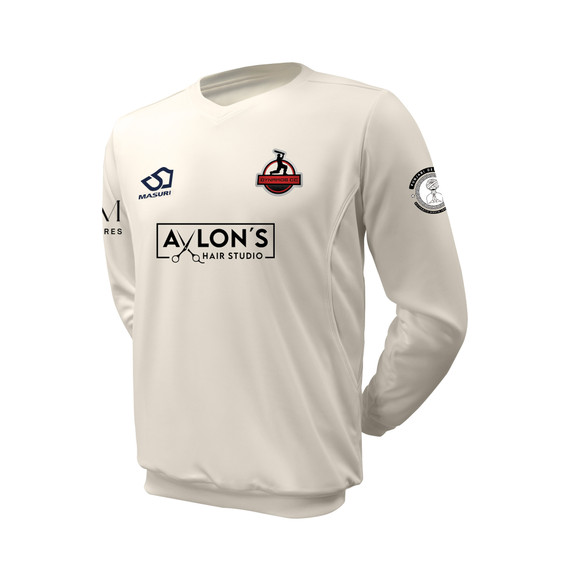 Long Sleeve Cricket Slipover -DYNAMO