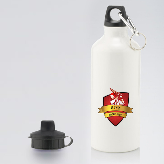 Aluminium Water Bottle with 2 Cap Styles-DRAXCC