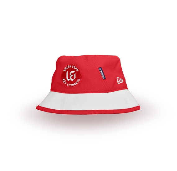 Welsh Fire The Hundred 2025 New Era Bucket Hat -GLAM