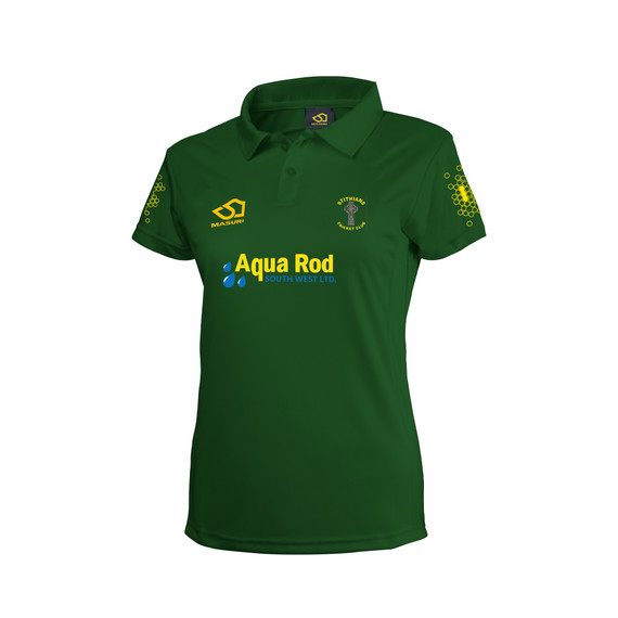 Women's Short Sleeve Coloured Cricket Shirt-STITHIAN