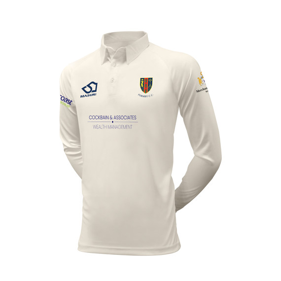 Long Sleeve Cricket Shirt-FORMBY
