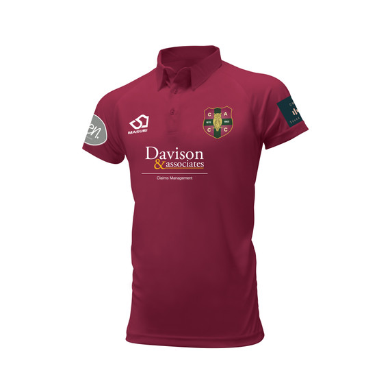Mens Short Sleeve Coloured Cricket Shirt -CLIFTVACC