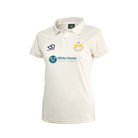 Womans Short Sleeve Cricket Shirt-WFWCC