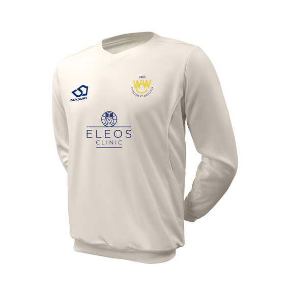 Junior Long Sleeve Cricket Slipover -WFWCC