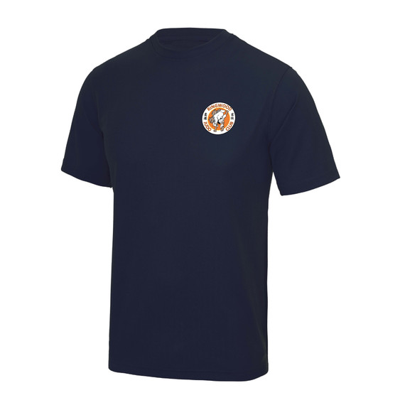 Junior Active Training Tee Navy-RINGWJC