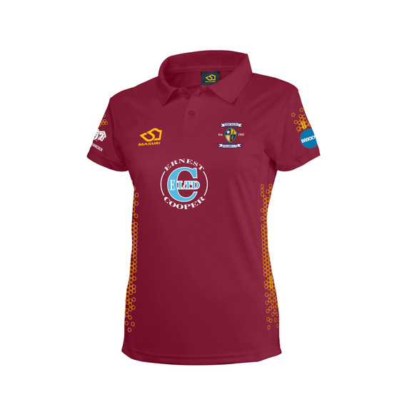 Women's Short Sleeve Coloured Cricket Shirt-FCOLCC