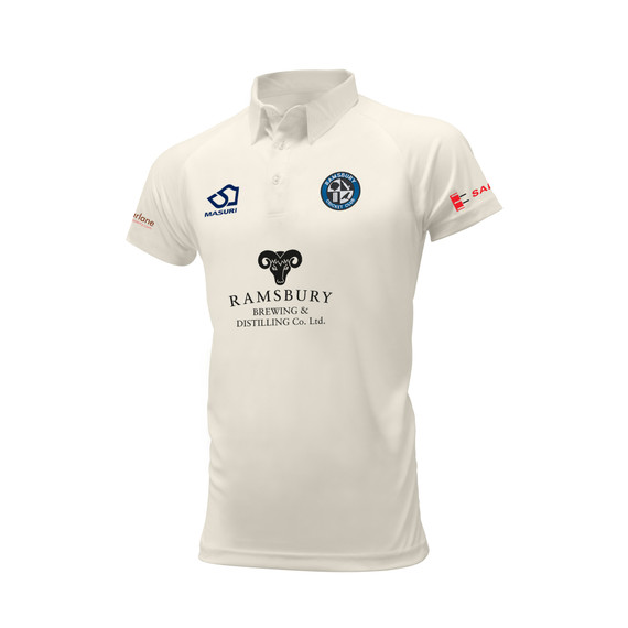 Mens Short Sleeve Cricket Shirt-RAMS