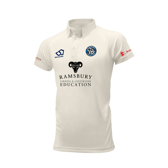 Junior Short Sleeve Cricket Shirt-RAMS