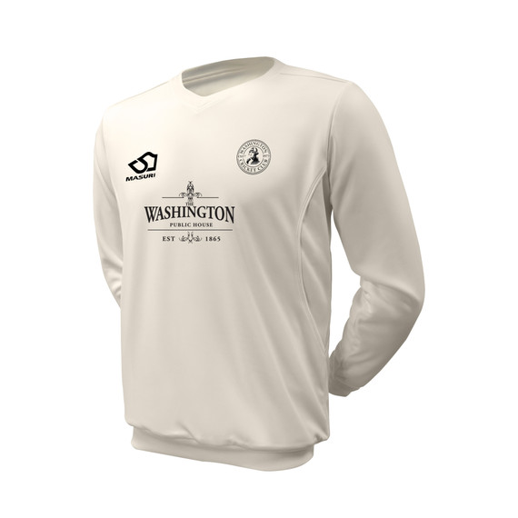 Long Sleeve Cricket Slipover -WASHCC