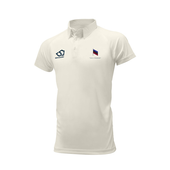 Junior Short Sleeve Cricket Shirt-UPAMCC