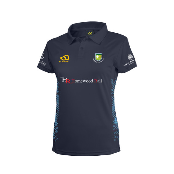 Women's Short Sleeve Coloured Cricket Shirt-SHOTF
