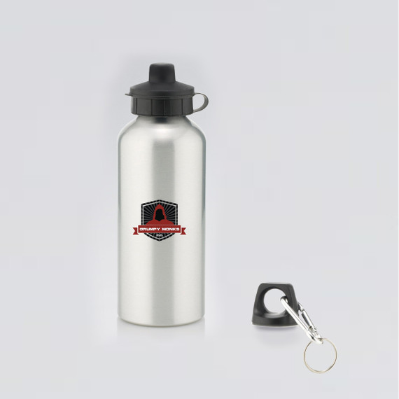 Aluminium Water Bottle with 2 Cap Styles-GRMKC